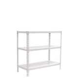 thumbnail of SimonRack Metallregal, 900x900x400 mm, 3 Ebenen, Metallboden, 180 kg Biegepunkt, Weiss - Simonclick