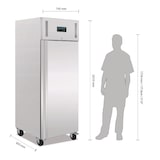thumbnail of Armoire Réfrigérée Positive 650L Polar - Tropicalisée GN 2/1 - Inox - Porte Réversible & Verrouillable - Froid Ventilé