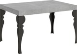 thumbnail of Ausziehbarer Tisch 90x130/390 cm Paxon Cemento Anthrazit Gestell