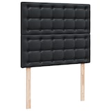 thumbnail of vidaXL Boxspringbett mit Matratze Schwarz 120x200 cm Kunstleder