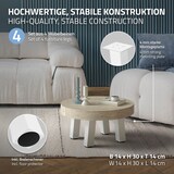 thumbnail of ML-Design 4er Set Tischbeine 30 cm Weiß glänzend, Stahl pulverbeschichtet, I-Form 8×8 cm, 96° Neigung, Möbelbeine für Couchtisch Sitzbank