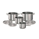 thumbnail of GastroSUS Edelstahl Topfset Chef, Töpfe mit Deckel, 7-teilig, induktions-, backofen-, spülmaschinengeeignet