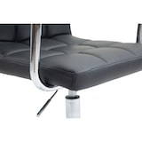 thumbnail of Cadeira de escritório Lucy V2 em imitação de pele preto