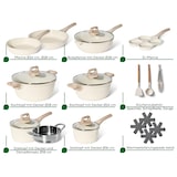 thumbnail of Batterie de cuisine 21 pièces Antiadhésif en Granit beige - Tous feux dont induction Just perfecto JL-721 usage non-intensif Just Perfecto