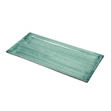 thumbnail of Lioness set 3 piatti rettangolari Justcolor in porcellana decorata color verde cm 35,6x18,2 H 2 HP9621-1096K2