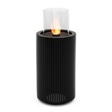 thumbnail of Planika - Mandala Biofireplace Lareira portátil a bioetanol com tecnologia Commerce, vidro cilíndrico preto