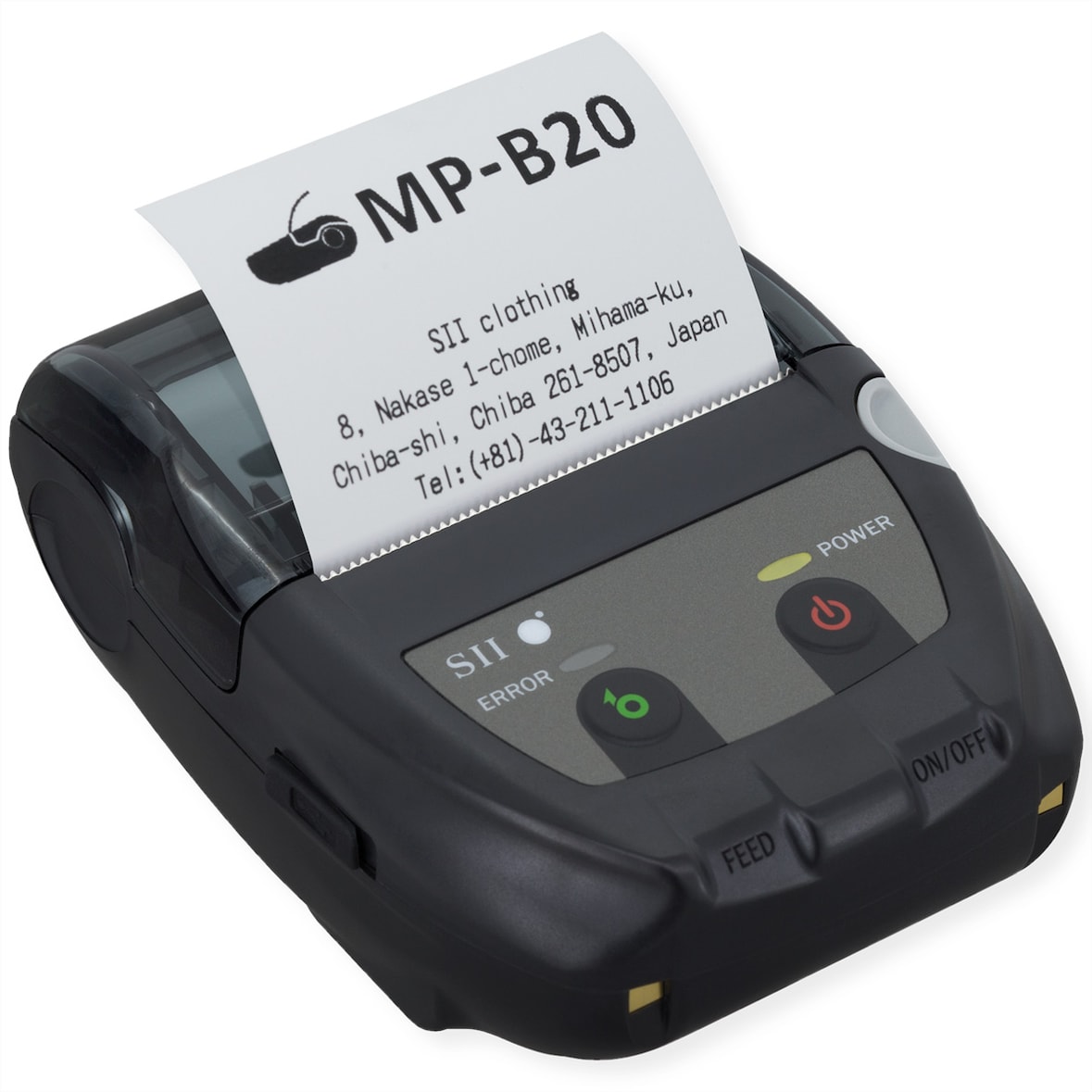 SEIKO MP-B20 mobiler Etikettendrucker Bluetooth USB