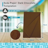 thumbnail of Seidenpapier Schokoladenbraun 50x75 cm – 500-Blatt-Packung für Geschenke, Kleidung, Kosmetik und Premiumverpackungen