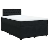 thumbnail of vidaXL Boxspringbett mit Matratze Schwarz 120x190 cm Samt