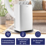 thumbnail of KLAMER Mobile Klimaanlage mit Abluftschlauch und Wassertank, 12000 BTU/h, 3-in-1 Klimagerät für Räume bis 35m², mit Luftentfeuchter, Kühlung und Vent…