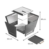 thumbnail of Grill-Welten Rauchfreie Feuerschale aus Edelstahl – Ash