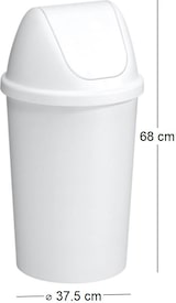 thumbnail of Twinga Abfalleimer - 45 Liter, Kunststoff, Weiß