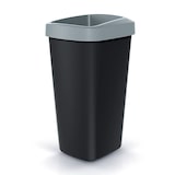thumbnail of Keden - Compact Q Prullenbak 25L met open deksel in grijs