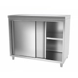 thumbnail of Armario de trabajo profesional de acero inoxidable 120x70cm - Equipementpro