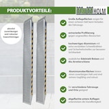 thumbnail of TRUTZHOLM 2 x Schwerlastrampen 265 cm 3300kg/Paar Alu 35 cm Breite geriffelt Rampen Verladerampen