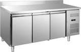 thumbnail of GastroHero Kühltisch Edelstahl GN 1/1 mit Aufkantung 3-türig Umluftkühlung -2 °C bis +8 °C 230 V Profi Gastronomie 1800x700x850 mm