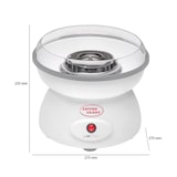 thumbnail of Clatronic ZWM 3478 Máquina de Algodón de Azúcar, Plato de 27 cm, Elemento Calefactor de Cuarzo, Accesorios, 500W, Blanco