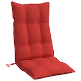 thumbnail of vidaXL Stoelkussens 2 st hoge rug oxford stof rood