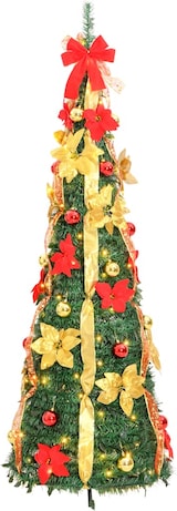 thumbnail of vidaXL Pop-Up-Weihnachtsbaum Künstlich 50 LEDs Grün 120cm