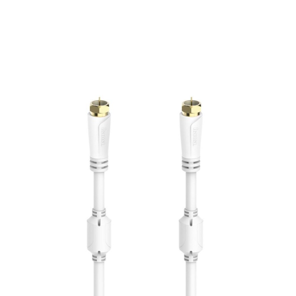 Hama F-KABEL 205253 5,0m SAT-Anschlusskabel 100dB vergoldet
