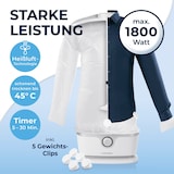 thumbnail of CLEANmaxx Bügler für Hemden & Blusen - 1800W - Weiß/Silber