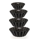thumbnail of Mamù set van 4 Margherita bakvormen Ø 24/28/32/36 cm, antiaanbaklaag, krasbestendig, aluminium, PFOA-vrij, gemaakt in Italië