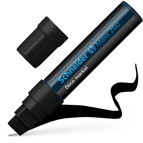 Deko-Marker 260 schwarz Packung mit 5 Stück