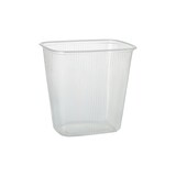thumbnail of Starpak 100 Verpackungsbecher, PP eckig 500 ml 10,1 cm x 8,1 cm x 10,8 cm transparent