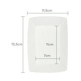 thumbnail of MONOUSO - Vaschetta Kraft 300ml 11x7x3,5cm (25 Pezzi)