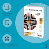 thumbnail of Folios A4 160gr 50 hojas, Papel Multiusos para Impresora, Folios para Impresoras Laser y de Inyección, Fotocopiadora, Fax, Paquete folios. m-office