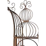 thumbnail of DanDiBo Rosenbogen mit Tür Tor aus Metall 120853 Rundbogen Antik Torbogen Gartentor Rankhilfe Schmiedeeisen