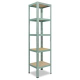thumbnail of shelfplaza HOME Schwerlastregal 180x30x30 cm in grün mit 5 Böden und 175 kg Traglast pro Boden