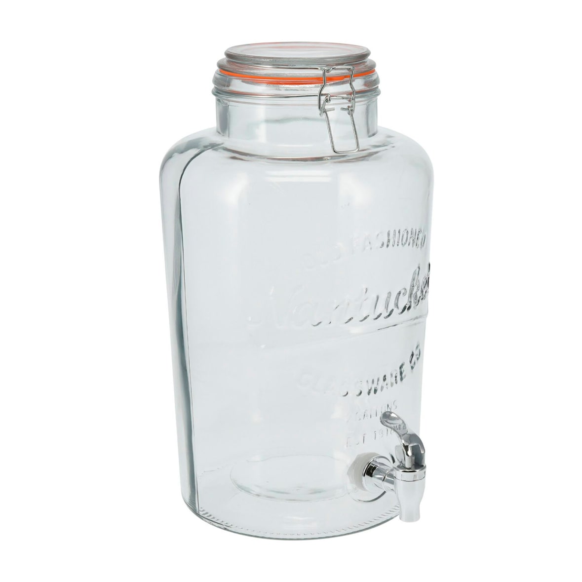 WellHome - Glazen drankdispenser 8L Ø20,7x36 cm