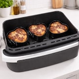 thumbnail of 3er Set Herz Springform Ø 11,5 cm Airfryer Backofen bis 230 °C
