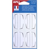thumbnail of agipa Buchetiketten, weiß/blau, 33 x 53 mm, liniert