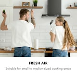 thumbnail of Limelight Dunstabzugshaube 60cm Wandhaube 600m³/h schwarz Schwarz