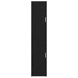 thumbnail of vidaXL Hoge Kast Zwart Eiken 35x39x168 cm Gelaagd Hout