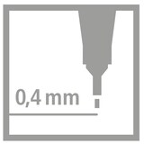 thumbnail of STABILO stylo-feutre pointe fine point 88 jaune fluo