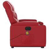 thumbnail of vidaXL Massagesessel mit Aufstehhilfe Elektrisch Rot Kunstleder