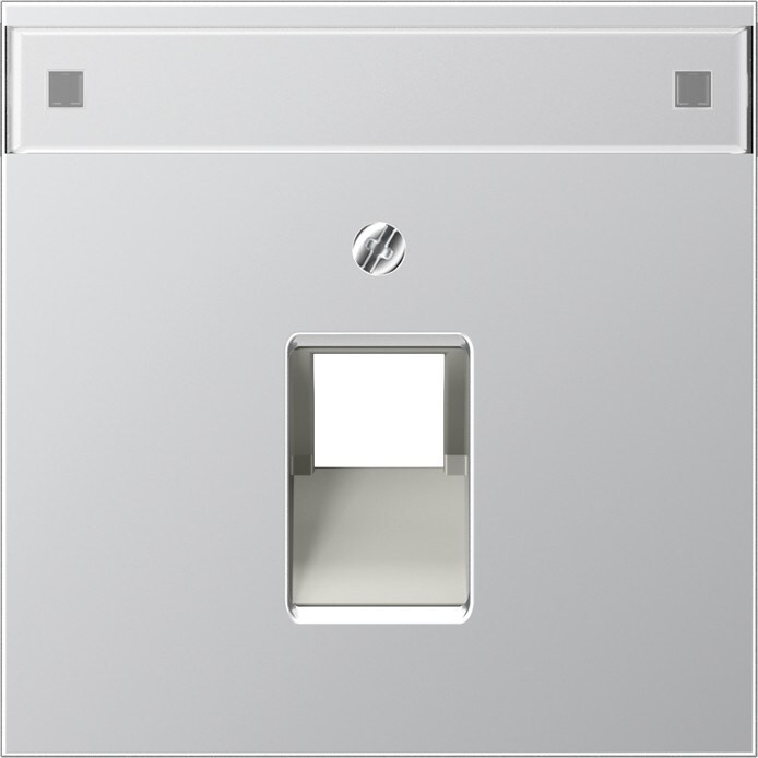 Jung Abdeckung Schriftfeld alu AL 2969-1 NAUA AL2969-1NAUA