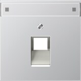 thumbnail of Jung Abdeckung Schriftfeld alu AL 2969-1 NAUA AL2969-1NAUA