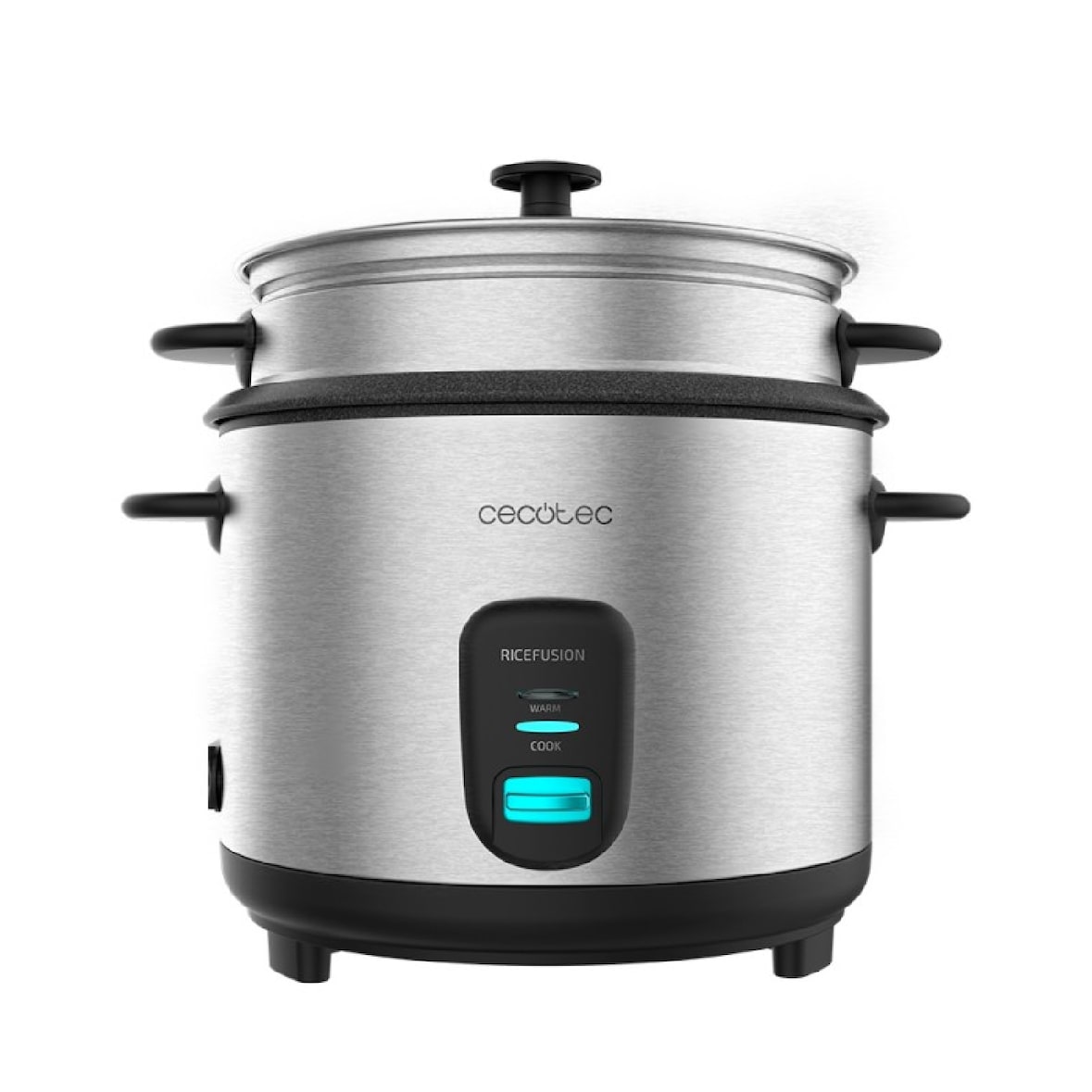 Cecotec Arrocera RiceFusion 7000 Inox. 700 W, Capacidad 1,8 litros, Cuerpo Acero Inoxidable