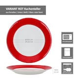 thumbnail of MamboCat 6er Set Variant Rot Kuchenteller Ø 20,5 cm