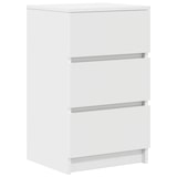 thumbnail of Mesilla de noche con 3 cajones blanca 39x35x65 cm