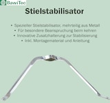thumbnail of Straßenbesen 100cm Breit mit speziellem Stielstabilisator und Stiel 140cm Lang BawiMix Borsten Mix Besen Kehrbesen