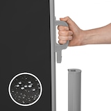 thumbnail of tectake Paravent rétractable double et extensible avec enrouleur - 180 x 600 cm, noir - 402335