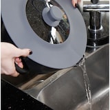 thumbnail of Multifunktionaler Glasdeckel mit Silikonumrandung 16-28cm 19768