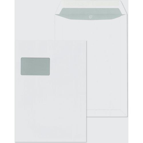 Mail Media Briefumschläge Mit Fenster C4 Gummiert 100 g/m² 250 Stück