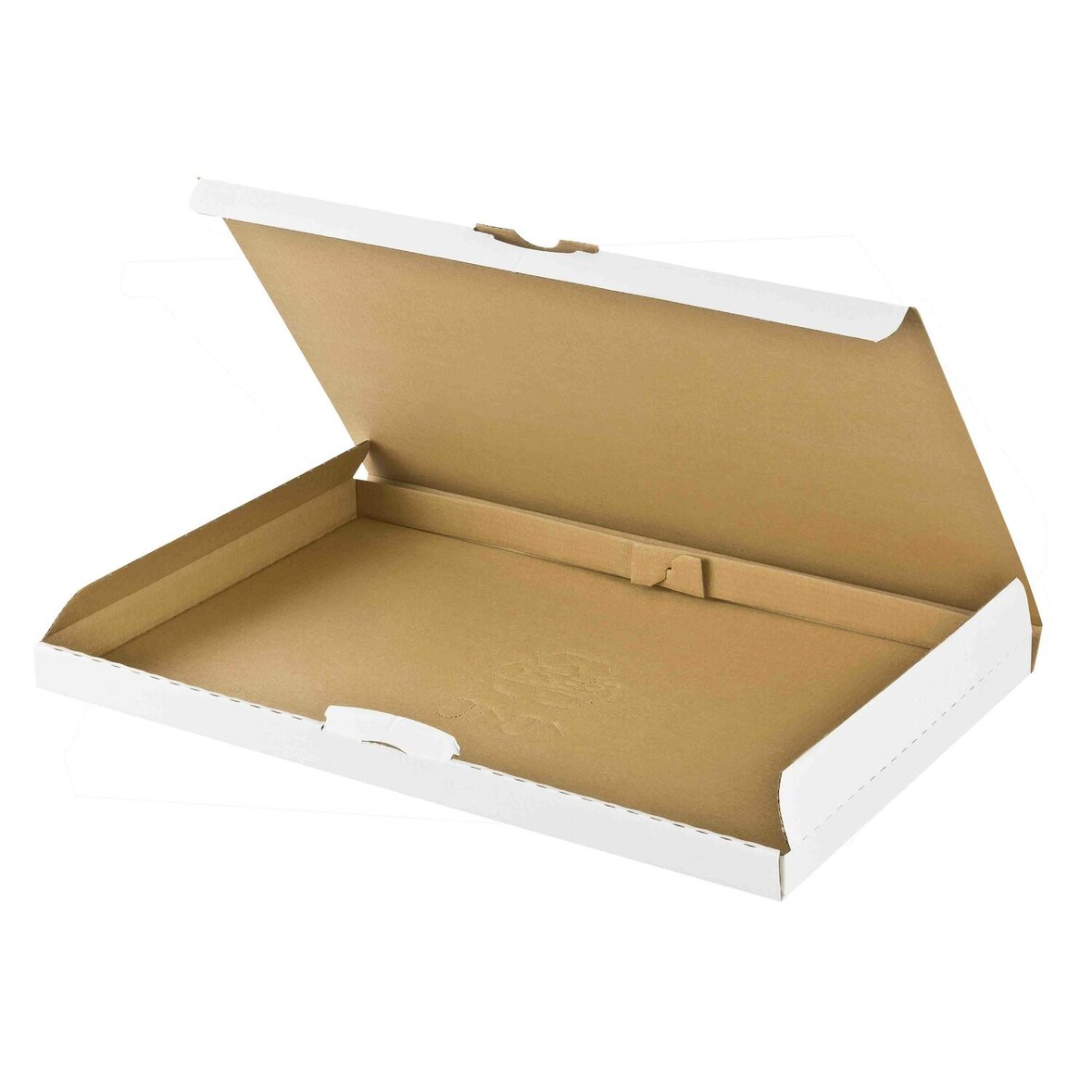 100x Versandkarton 255x190x20mm schnelle Aufrichtung mit Steckverschluss Großbrief Maxibrief A5 B5 weiß