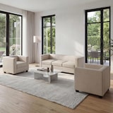 thumbnail of 3-1-1 Conjunto sofá Conjunto sofá Lounge Lille ~ polipiel, crema